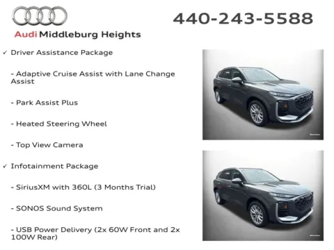 More photos of 2026 Audi Q3 S line at Audi Middleburg Heights, OH