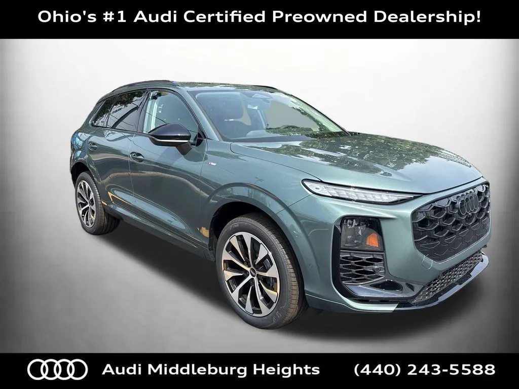 Green 2026 Audi Q3 S line for sale in Middleburg Heights, OH