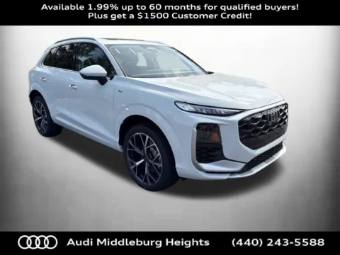 White 2026 Audi Q3 S line for sale in Middleburg Heights, OH