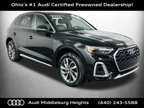 Black 2023 Audi Q5 45 S line Premium Plus for sale in Middleburg Heights, OH