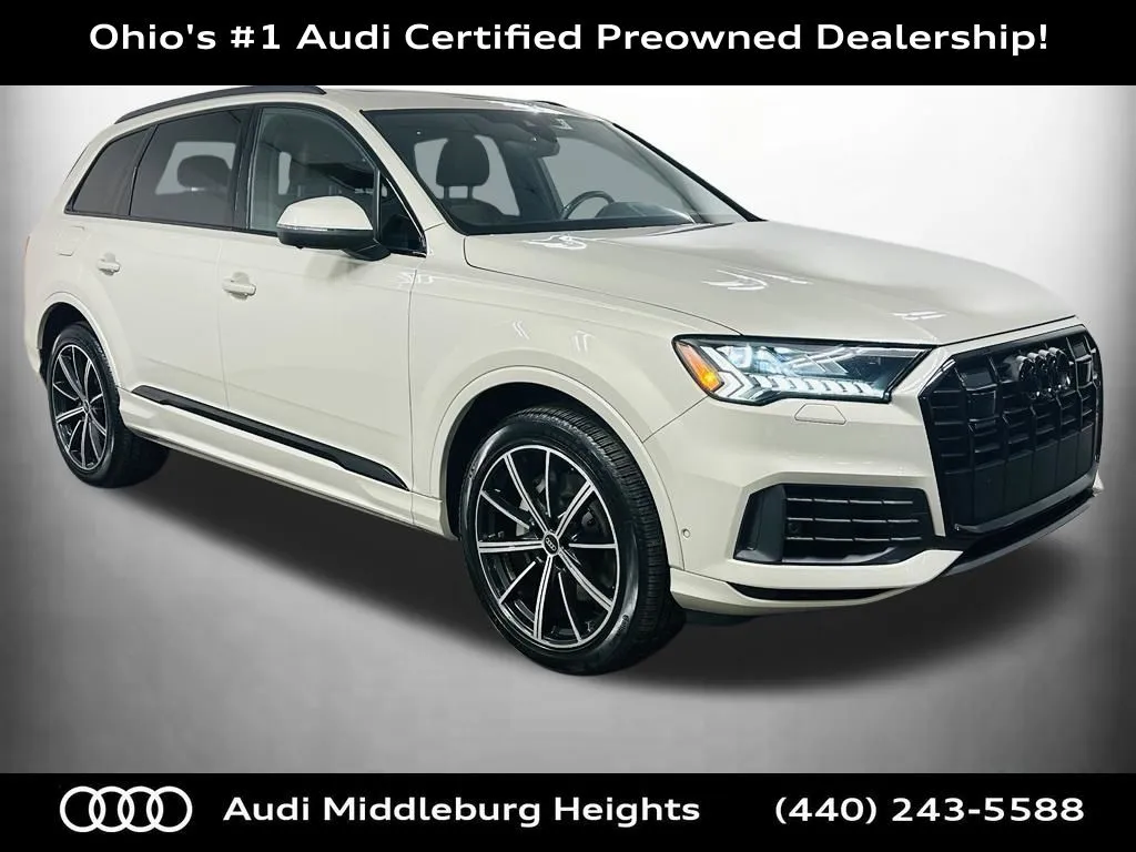 Beige 2023 Audi Q7 55 Premium Plus for sale in Middleburg Heights, OH