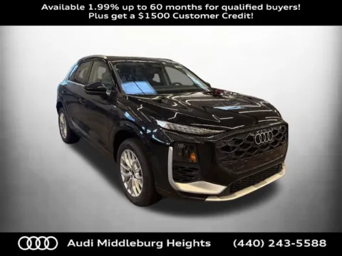 Black 2026 Audi Q3 S line for sale in Middleburg Heights, OH