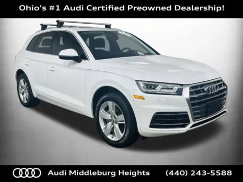 White 2019 Audi Q5 2.0T Premium Plus for sale in Middleburg Heights, OH