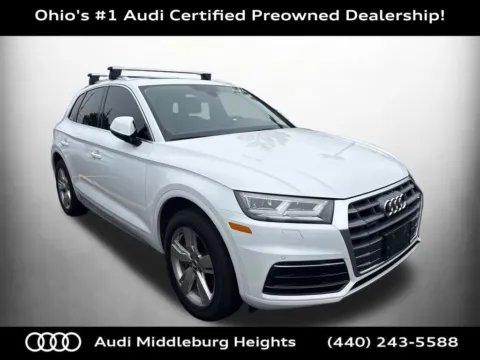White 2019 Audi Q5 2.0T Premium Plus for sale in Middleburg Heights, OH