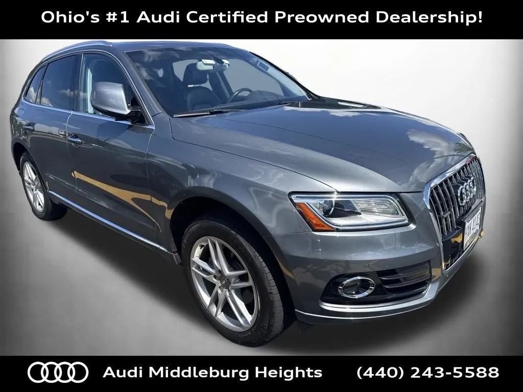 Gray 2016 Audi Q5 2.0T Premium Plus for sale in Middleburg Heights, OH