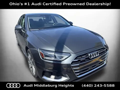 Gray 2021 Audi A4 40 Premium for sale in Middleburg Heights, OH