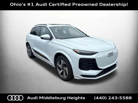 White 2025 Audi Q6 e-tron Premium Plus for sale in Middleburg Heights, OH