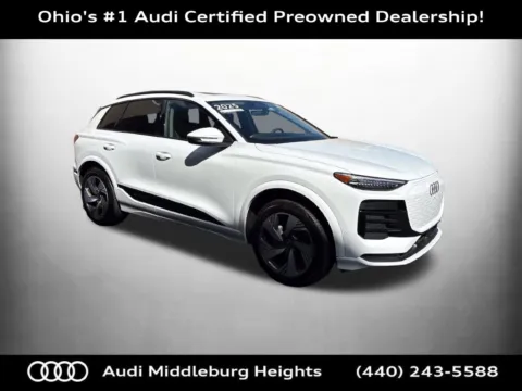 White 2025 Audi Q6 e-tron Premium Plus for sale in Middleburg Heights, OH