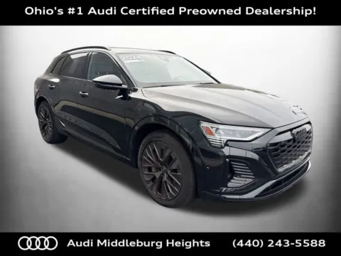 Black 2024 Audi Q8 e-tron Prestige for sale in Middleburg Heights, OH