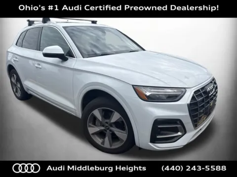 White 2023 Audi Q5 40 Premium for sale in Middleburg Heights, OH