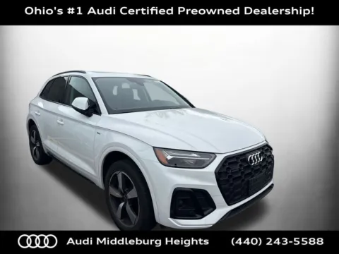 White 2023 Audi Q5 45 S line Premium Plus for sale in Middleburg Heights, OH
