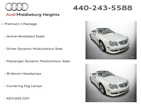 More photos of 2007 Mercedes-Benz SL-Class SL 550 at Audi Middleburg Heights, OH