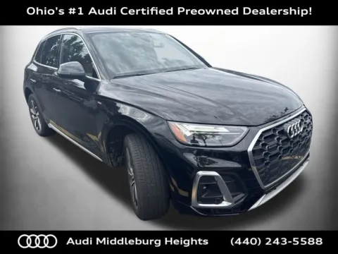 Black 2023 Audi Q5 45 S line Premium for sale in Middleburg Heights, OH