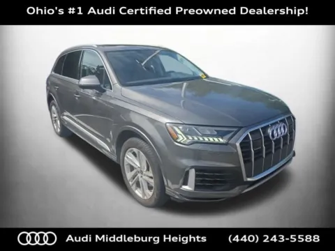 Gray 2023 Audi Q7 55 Premium Plus for sale in Middleburg Heights, OH