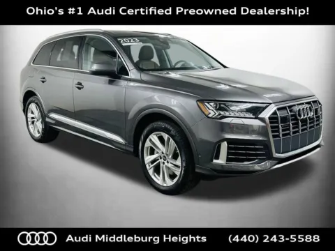 Gray 2023 Audi Q7 55 Premium Plus for sale in Middleburg Heights, OH