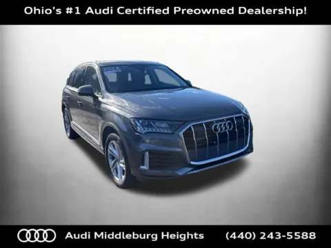 Gray 2023 Audi Q7 55 Premium Plus for sale in Middleburg Heights, OH