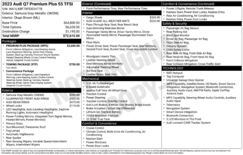 Another view of 2023 Audi Q7 55 Premium Plus for sale in Middleburg Heights, OH at Audi Middleburg Heights