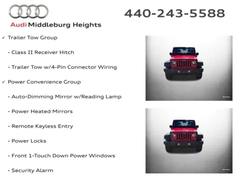 More photos of 2016 Jeep Wrangler Sport at Audi Middleburg Heights, OH