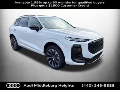 White 2026 Audi Q3 S line for sale in Middleburg Heights, OH