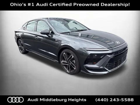 Gray 2025 Hyundai Sonata N Line for sale in Middleburg Heights, OH