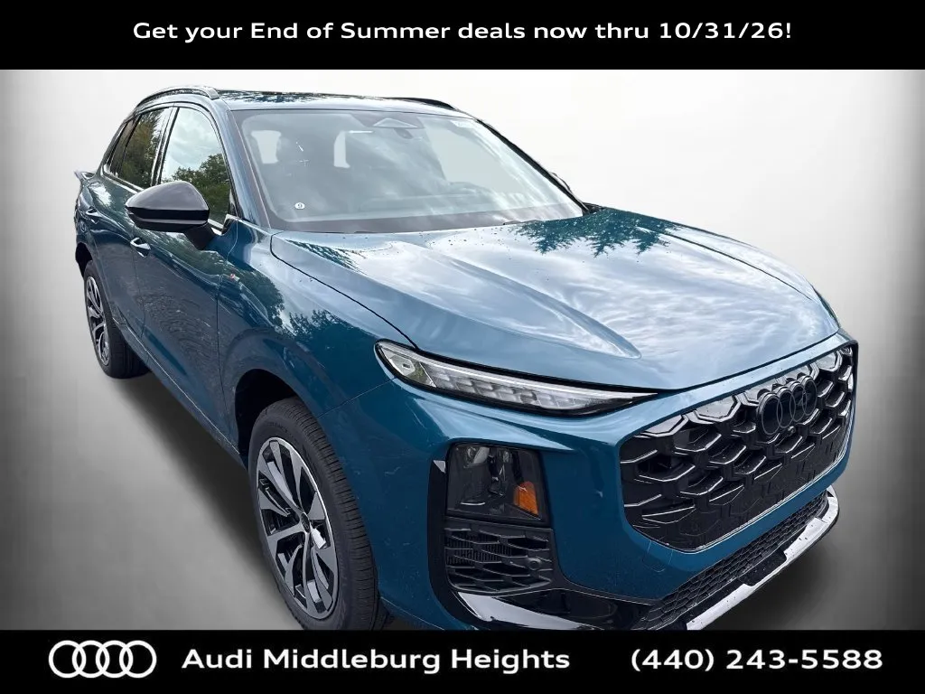 Blue 2026 Audi Q3 S line for sale in Middleburg Heights, OH
