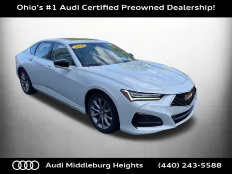 White 2021 Acura TLX for sale in Middleburg Heights, OH