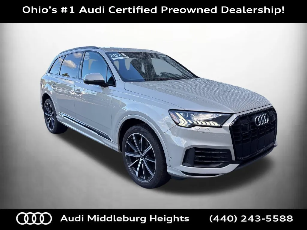Beige 2023 Audi Q7 55 Premium Plus for sale in Middleburg Heights, OH