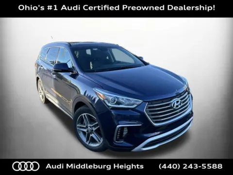 Blue 2018 Hyundai Santa Fe Limited Ultimate for sale in Middleburg Heights, OH