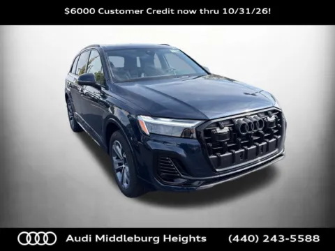 Blue 2026 Audi Q7 45 Premium Plus for sale in Middleburg Heights, OH