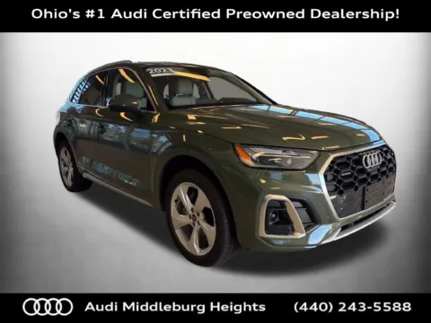 Green 2023 Audi Q5 45 S line Premium Plus for sale in Middleburg Heights, OH
