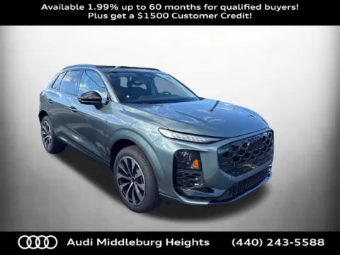 Green 2026 Audi Q3 S line for sale in Middleburg Heights, OH
