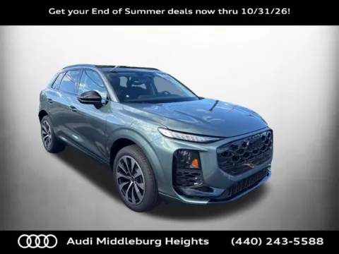 Green 2026 Audi Q3 S line for sale in Middleburg Heights, OH