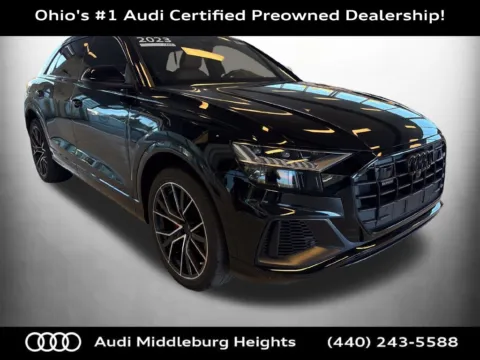 Black 2023 Audi Q8 55 Premium Plus for sale in Middleburg Heights, OH