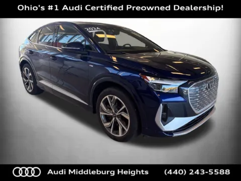 Blue 2024 Audi Q4 Sportback e-tron Premium Plus for sale in Middleburg Heights, OH