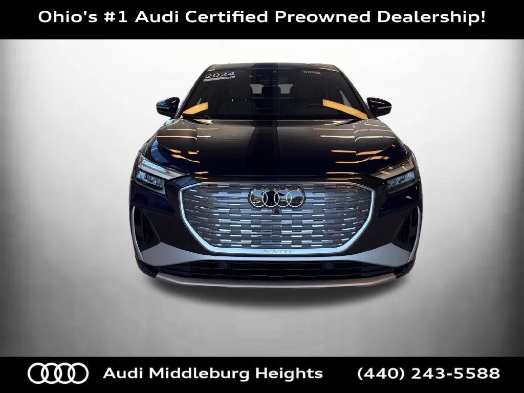 Used 2024 Audi Q4 Sportback e-tron Premium Plus with VIN WA13UBFZ0RP083463 for sale in Middleburg Heights, OH