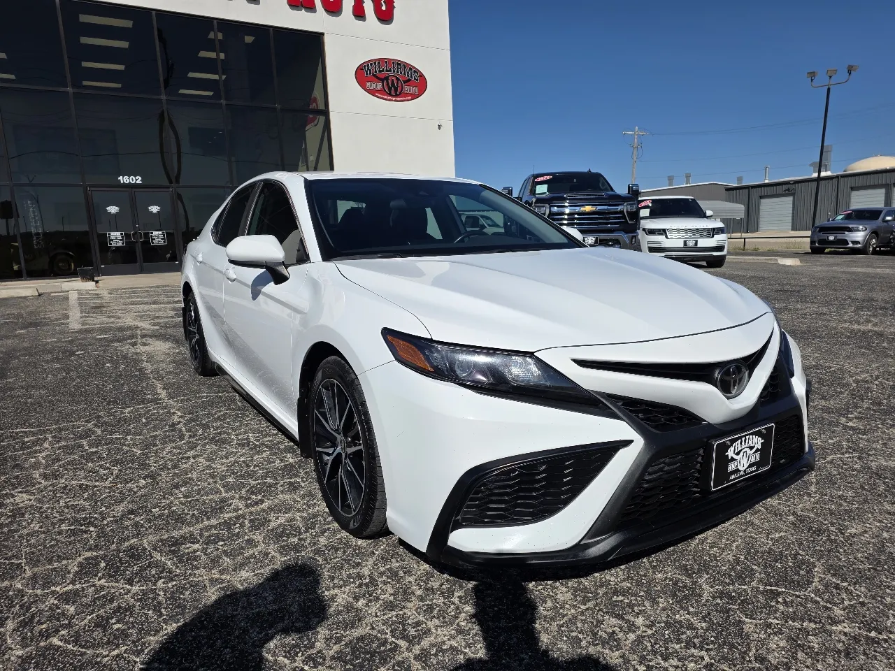 White 2021 TOYOTA CAMRY SE for sale in Abilene, TX