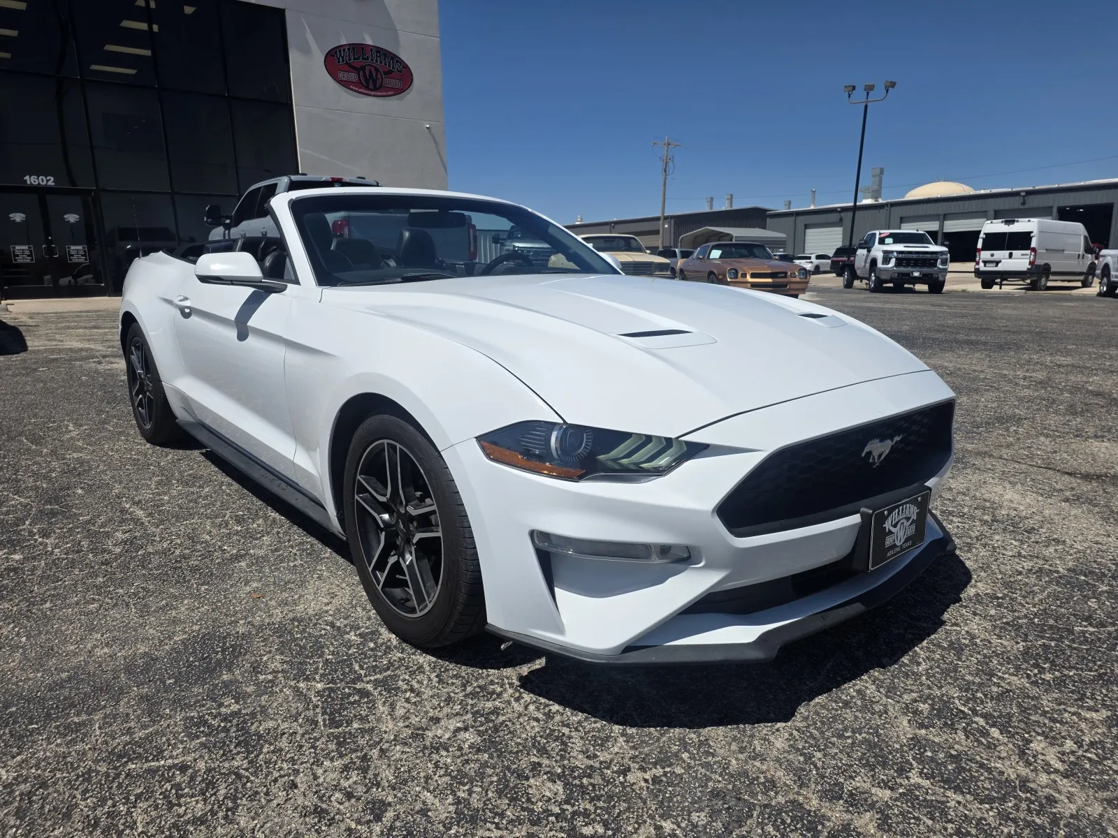 White 2018 FORD MUSTANG for sale in Abilene, TX