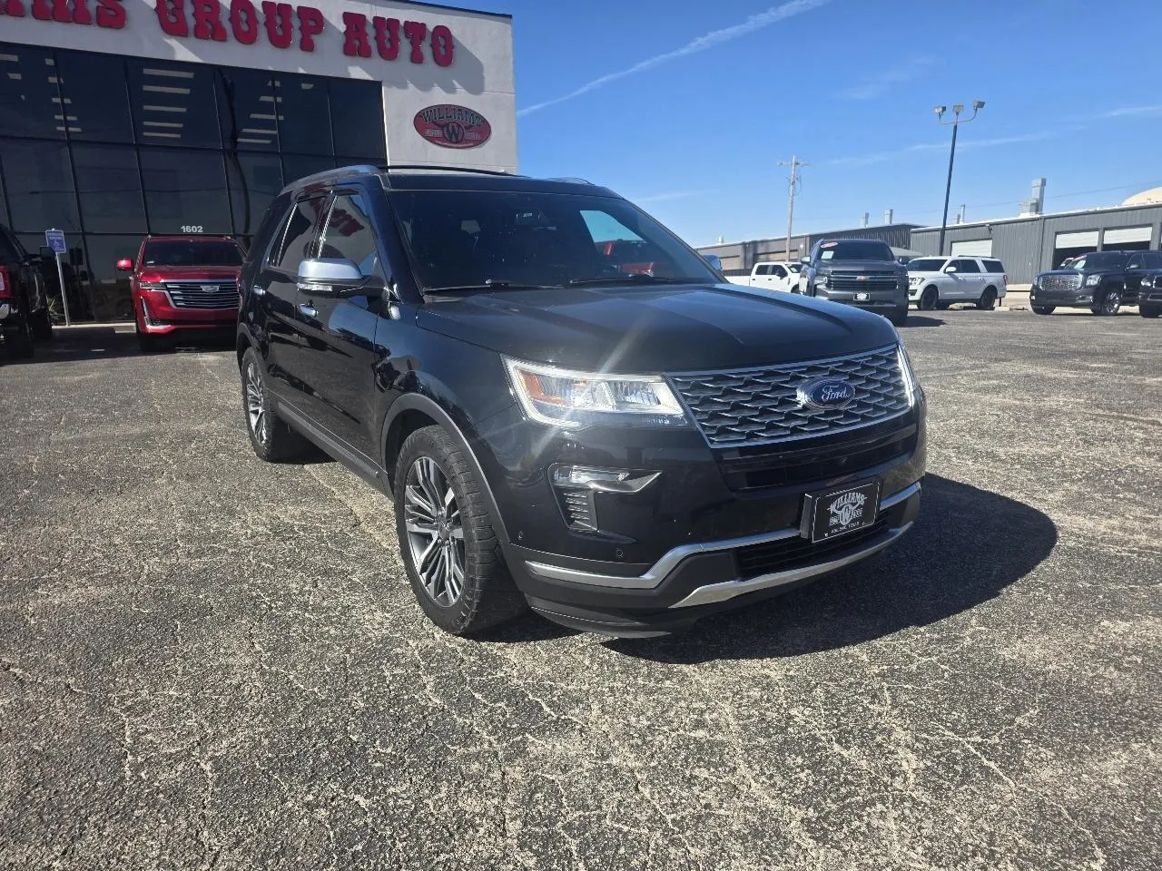 Black 2018 FORD EXPLORER PLATINUM for sale in Abilene, TX