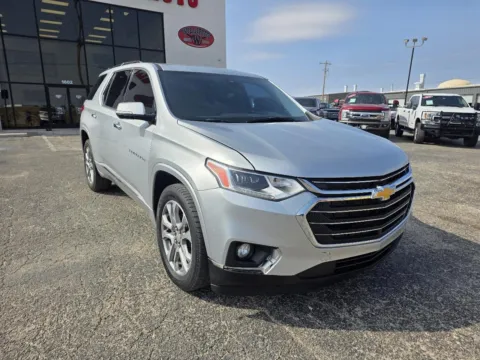 Silver 2020 CHEVROLET TRAVERSE PREMIER for sale in Abilene, TX
