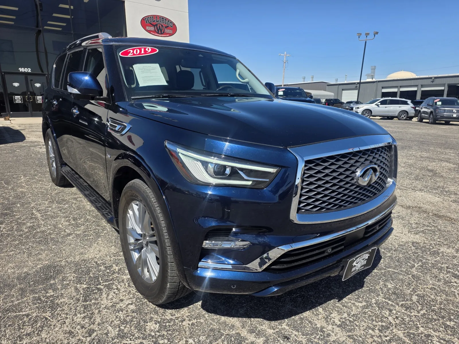 Blue 2019 INFINITI QX80 LUXE for sale in Abilene, TX