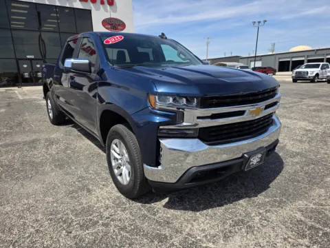 Blue 2022 CHEVROLET SILVERADO LTD 1 LT-L for sale in Abilene, TX