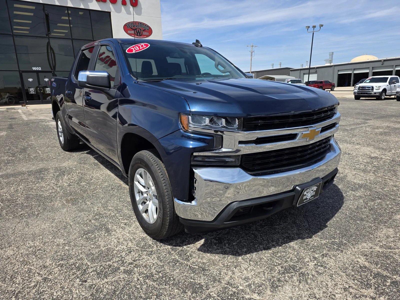 Blue 2022 CHEVROLET SILVERADO LTD 1 LT-L for sale in Abilene, TX