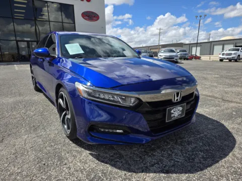 Blue 2020 HONDA ACCORD SPORT for sale in Abilene, TX