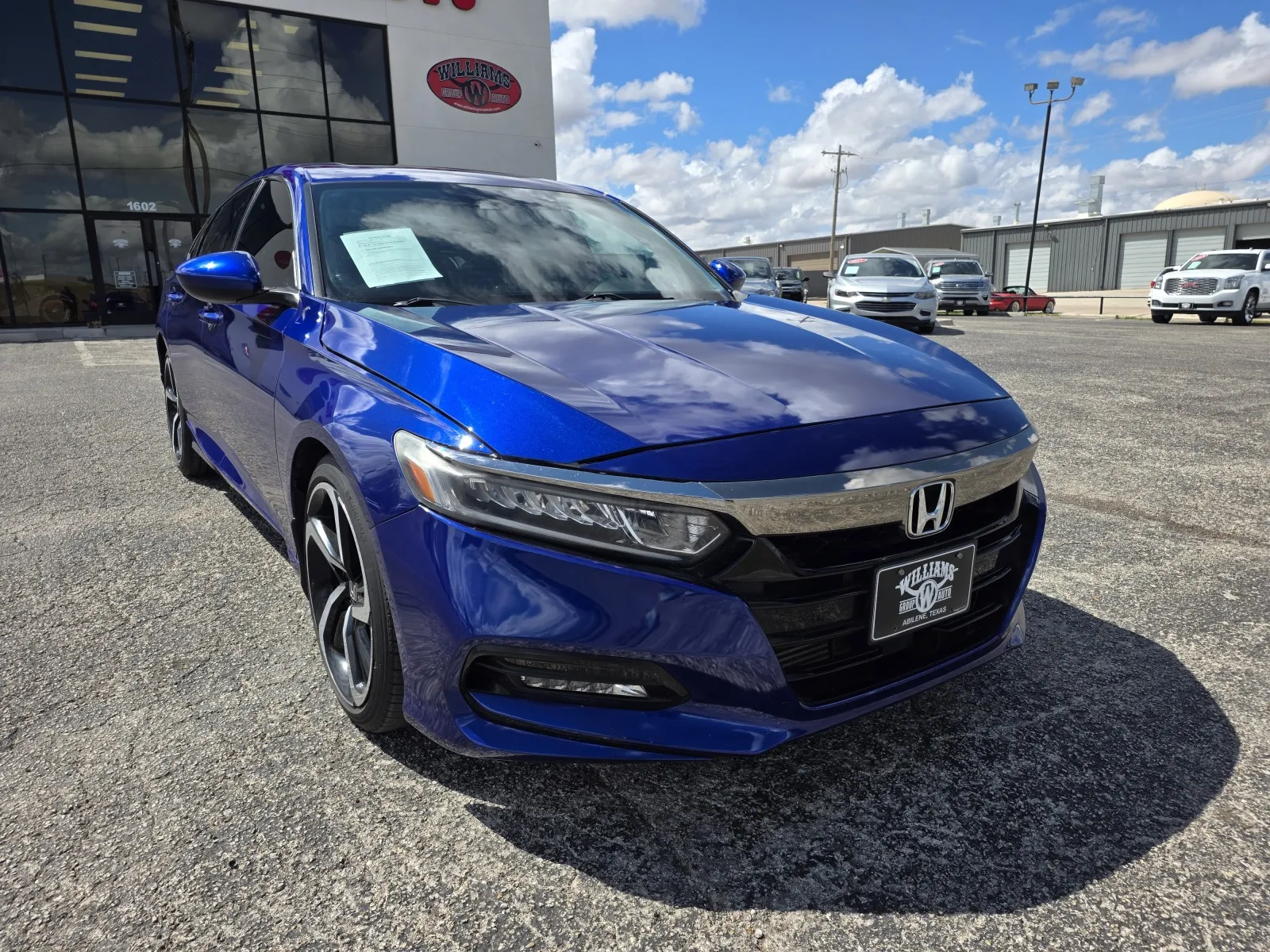 Blue 2020 HONDA ACCORD SPORT for sale in Abilene, TX