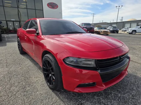 Red 2016 DODGE CHARGER SXT for sale in Abilene, TX
