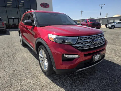 Red 2020 FORD EXPLORER LIMITED for sale in Abilene, TX
