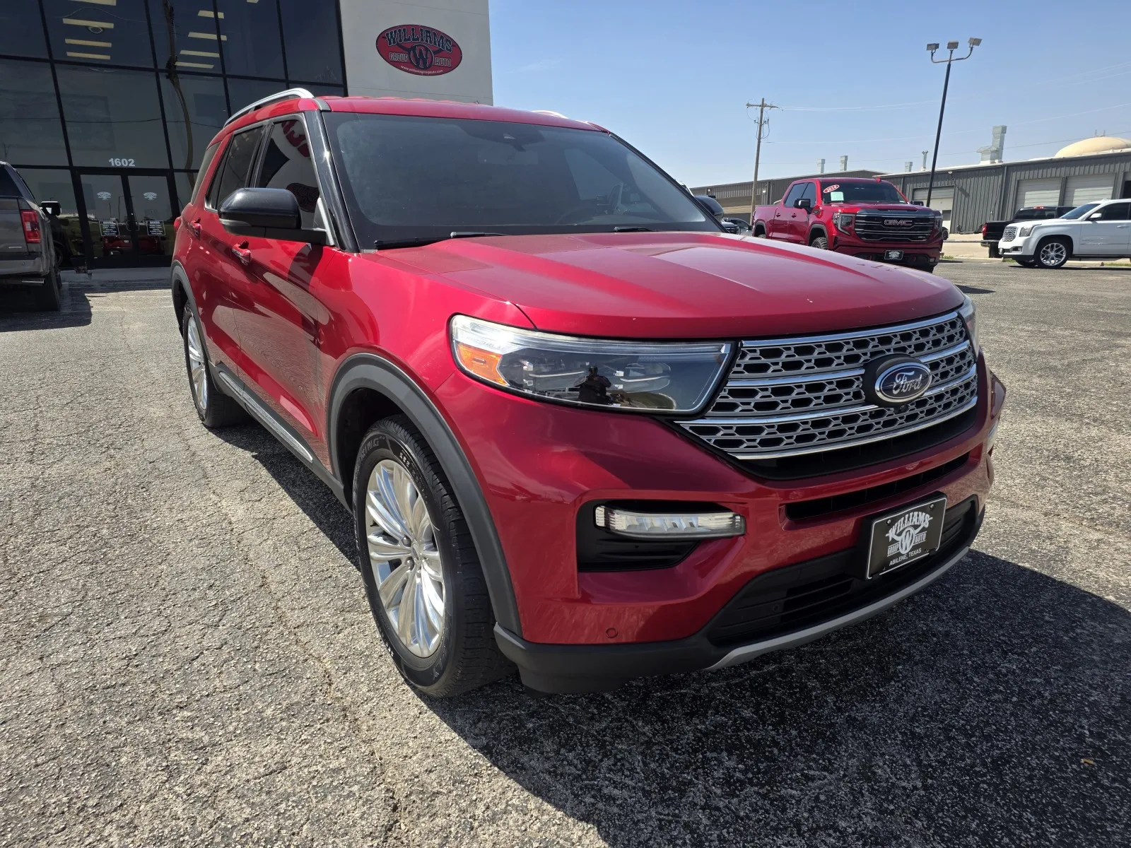Red 2020 FORD EXPLORER LIMITED for sale in Abilene, TX