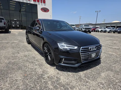 Black 2017 AUDI A4 PREMIUM PLUS for sale in Abilene, TX