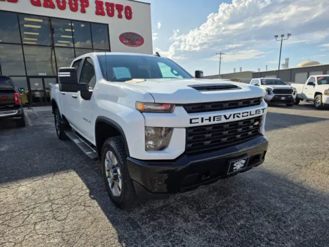 White 2022 CHEVROLET SILVERADO 2500 CUSTOM for sale in Abilene, TX