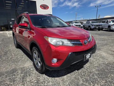 Red 2015 TOYOTA RAV4 XLE for sale in Abilene, TX